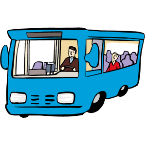 Zeichnung eines Busses