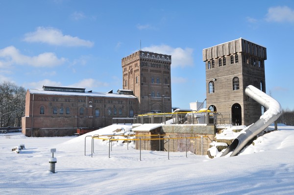 Zeche Hannover und Zeche Knirps im Schnee