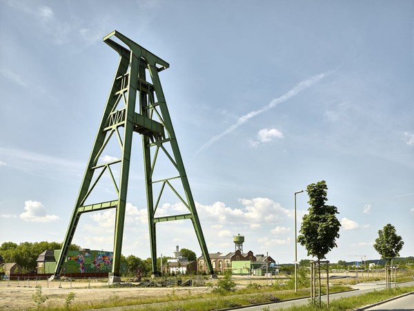 Fördergerüst der Zeche Lohberg in Dinslakenn. Foto: Bernd Langmack